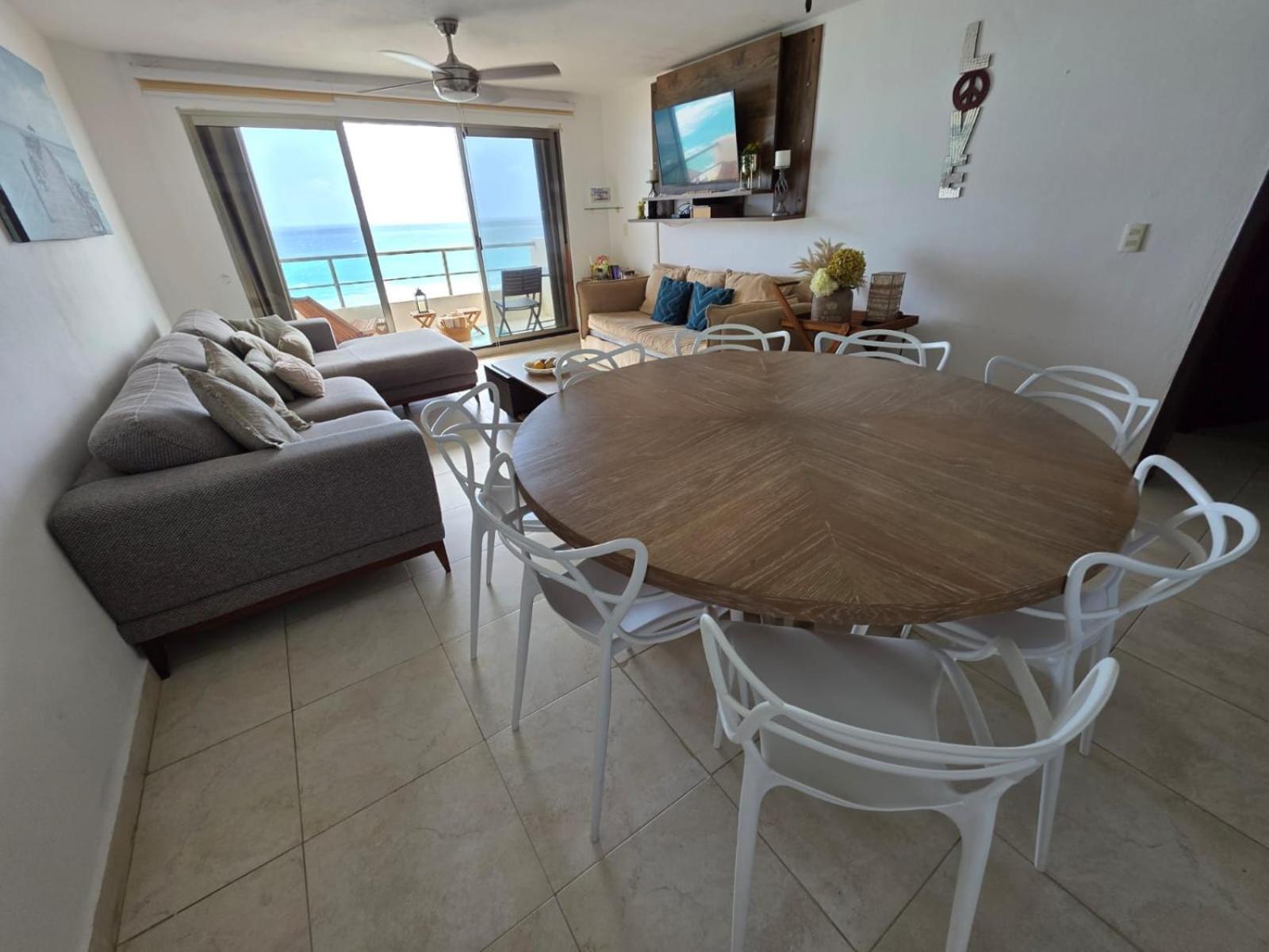 Perfect Vacation Getaway,Ocean View,Wifi, Beach Cancún Exterior foto