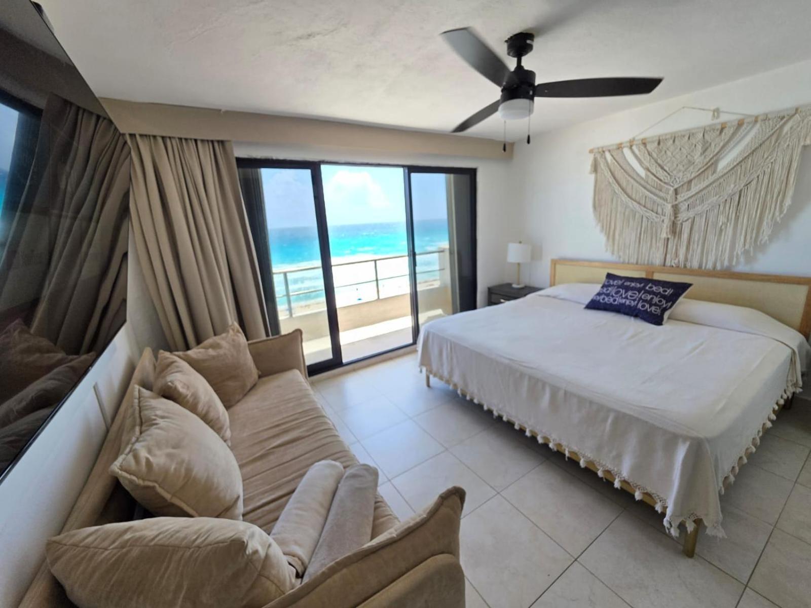 Perfect Vacation Getaway,Ocean View,Wifi, Beach Cancún Exterior foto